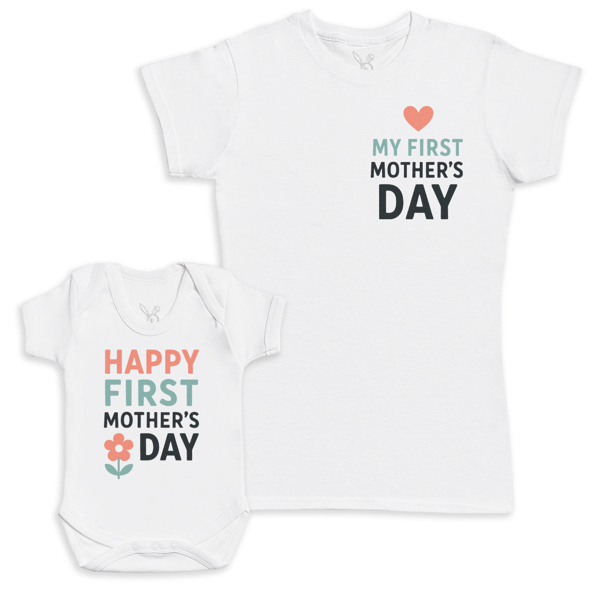 Happy First Mothers Day - Baby Gift Set - Baby Bodysuit Gift Set