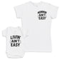 Livin' Ain't East - Baby Gift Set - Baby Bodysuit Gift Set