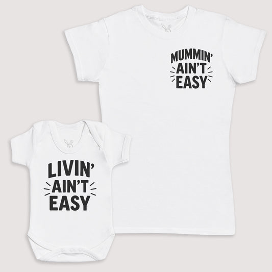 Livin' Ain't East - Baby Gift Set - Baby Bodysuit Gift Set