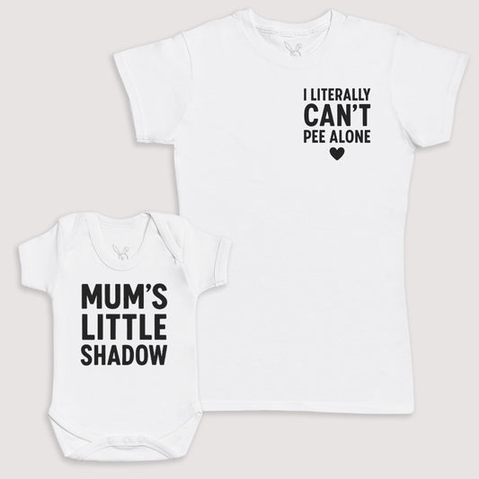 Mums Little Shadow - Baby Gift Set - Baby Bodysuit Gift Set