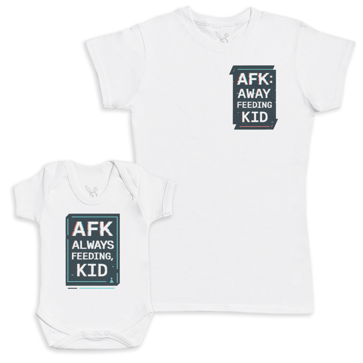 AFK Always Feeding Kid - Baby Gift Set - Baby Bodysuit Gift Set