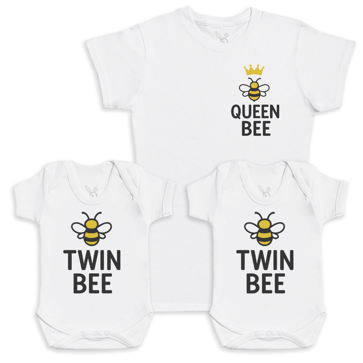 Twin Bee - Baby Gift Set - Baby Bodysuit Gift Set