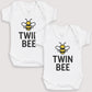 Twin Bee - Baby Gift Set - Baby Bodysuit Gift Set