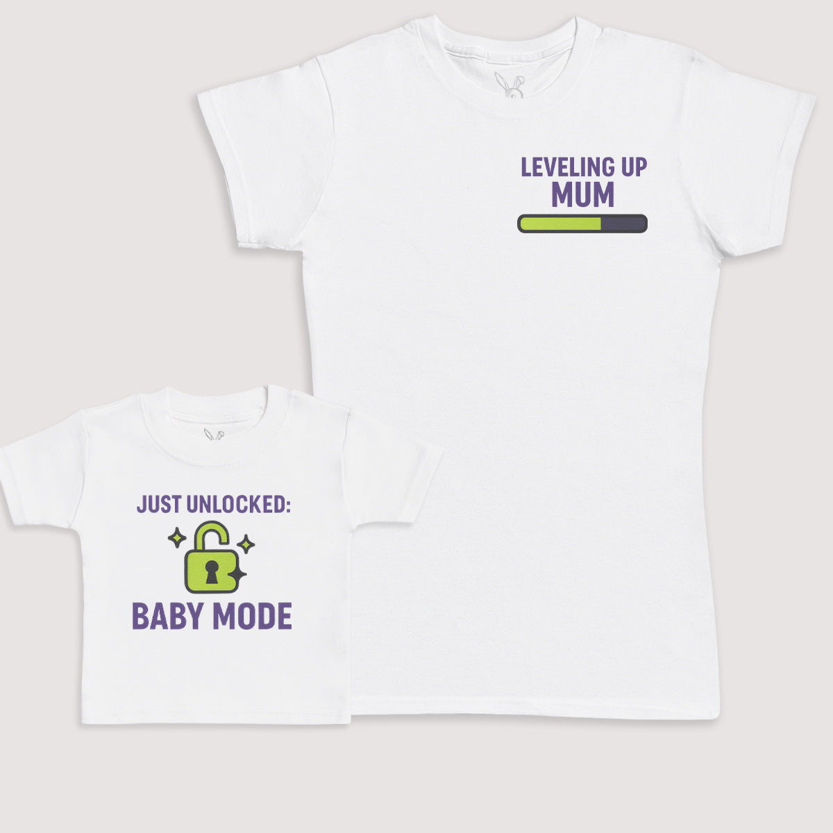 Just Unlocked Baby Mode - Baby Gift Set - Baby Bodysuit Gift Set