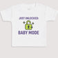 Just Unlocked Baby Mode - Baby Gift Set - Baby Bodysuit Gift Set