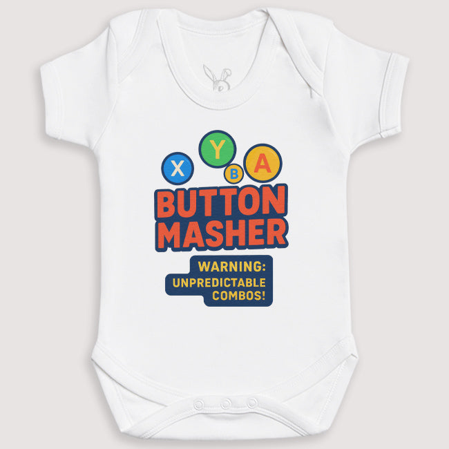 Button Masher - Baby Gift Set - Baby Bodysuit Gift Set