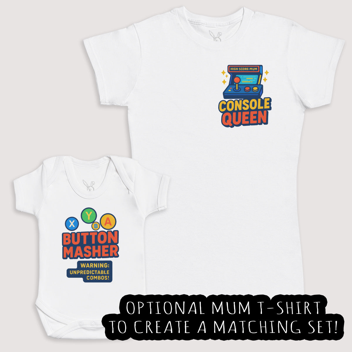 Button Masher - Baby Gift Set - Baby Bodysuit Gift Set