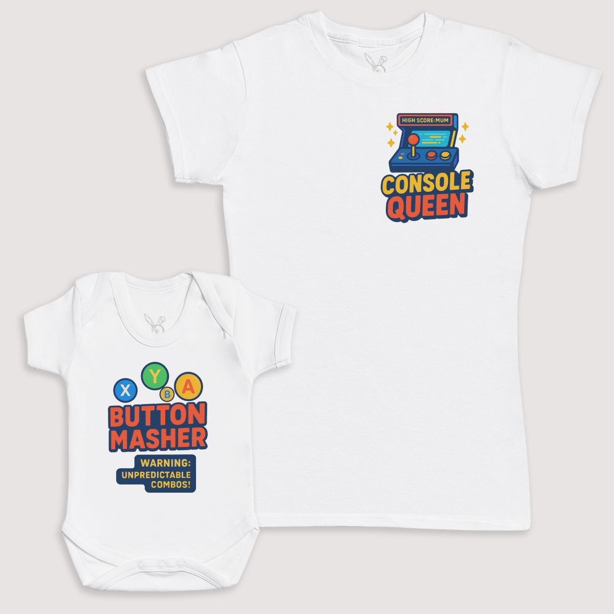 Button Masher - Baby Gift Set - Baby Bodysuit Gift Set