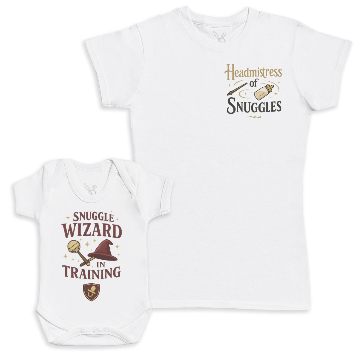 Snuggle Wizard In Training - Baby Gift Set - Baby Bodysuit Gift Set