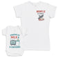 Powered By Milk And Cartoons - Baby Gift Set - Baby Bodysuit Gift Set