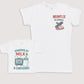 Powered By Milk And Cartoons - Baby Gift Set - Baby Bodysuit Gift Set