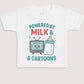 Powered By Milk And Cartoons - Baby Gift Set - Baby Bodysuit Gift Set