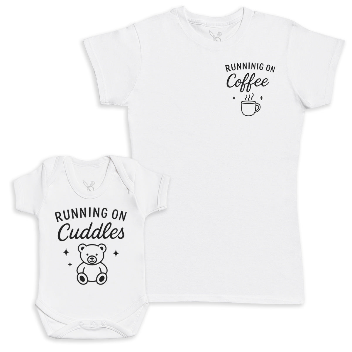 Running On Cuddles - Baby Gift Set - Baby Bodysuit Gift Set