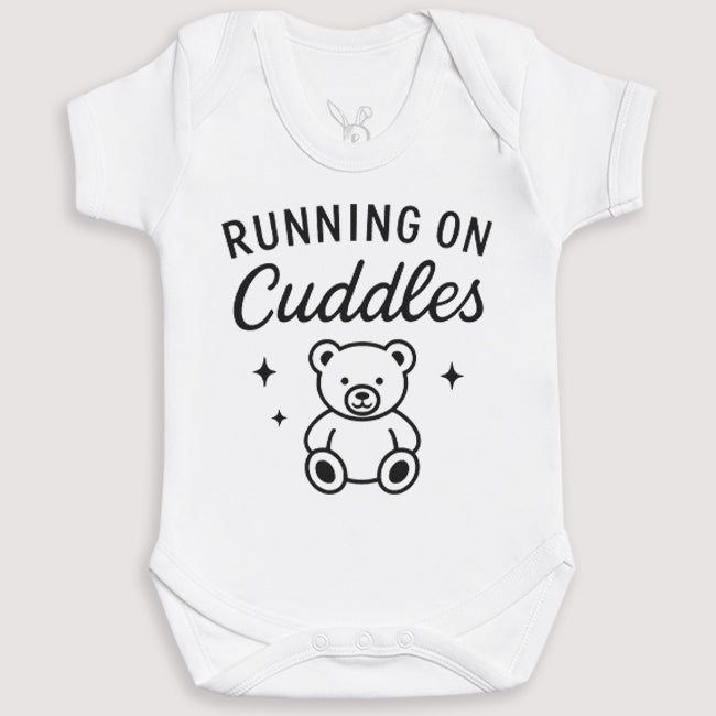 Running On Cuddles - Baby Gift Set - Baby Bodysuit Gift Set