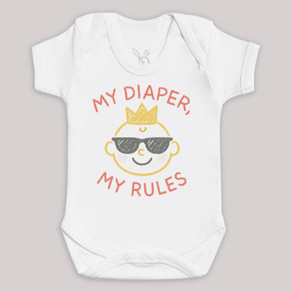 My Diaper My Rules - Baby Bodysuit (Choice of Style)