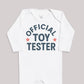 Official Toy Tester - Baby Bodysuit (Choice of Style)