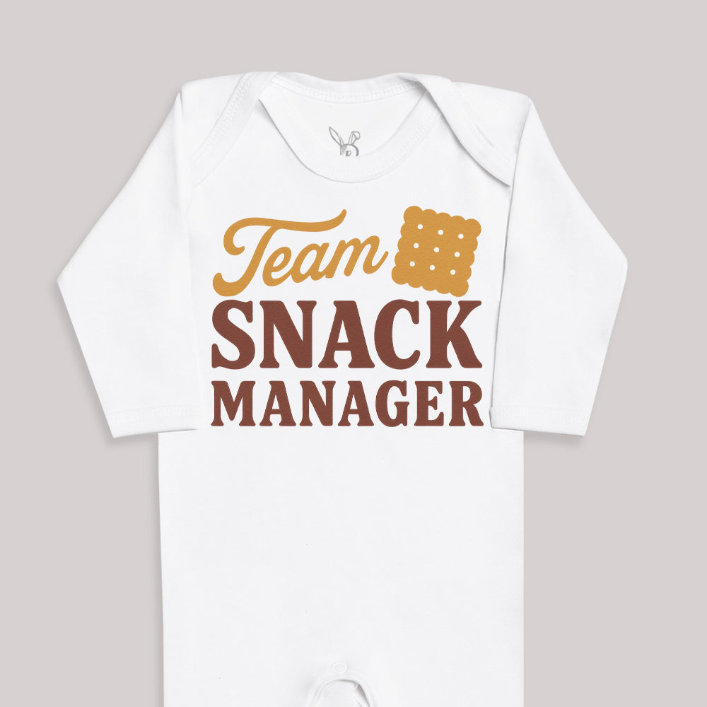 Team Snack Manager - Baby Bodysuit (Choice of Style)