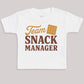 Team Snack Manager - Baby Bodysuit (Choice of Style)