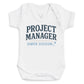 Project Manager Diaper Division - Baby Bodysuit (Choice of Style)