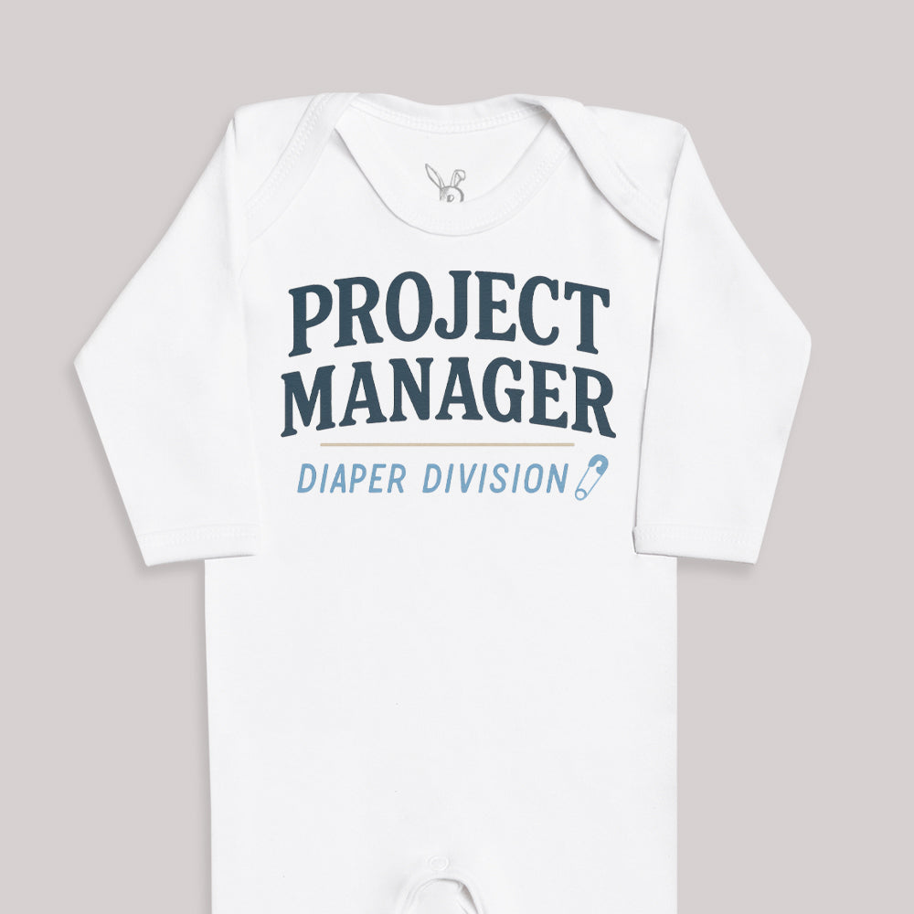 Project Manager Diaper Division - Baby Bodysuit (Choice of Style)
