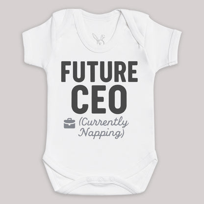 Future CEO Currenlty Napping - Baby Bodysuit (Choice of Style)