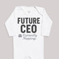 Future CEO Currenlty Napping - Baby Bodysuit (Choice of Style)