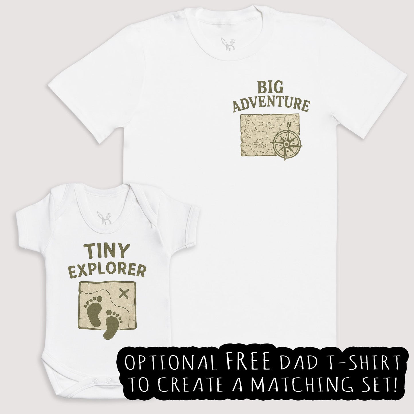 Tiny Explorer - Baby Gift Set - Baby Matching Gift Set