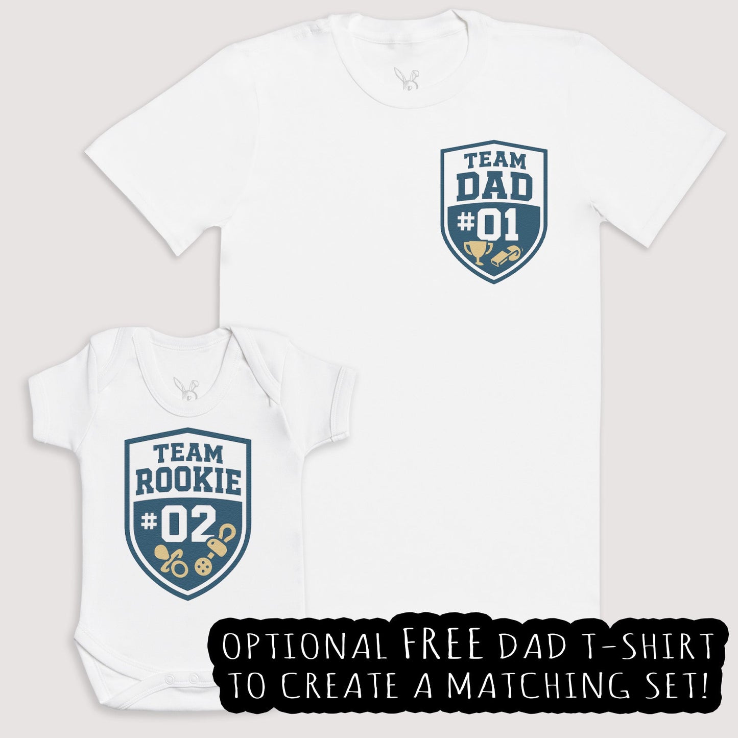 Team Rookie - Baby Gift Set - Baby Matching Gift Set