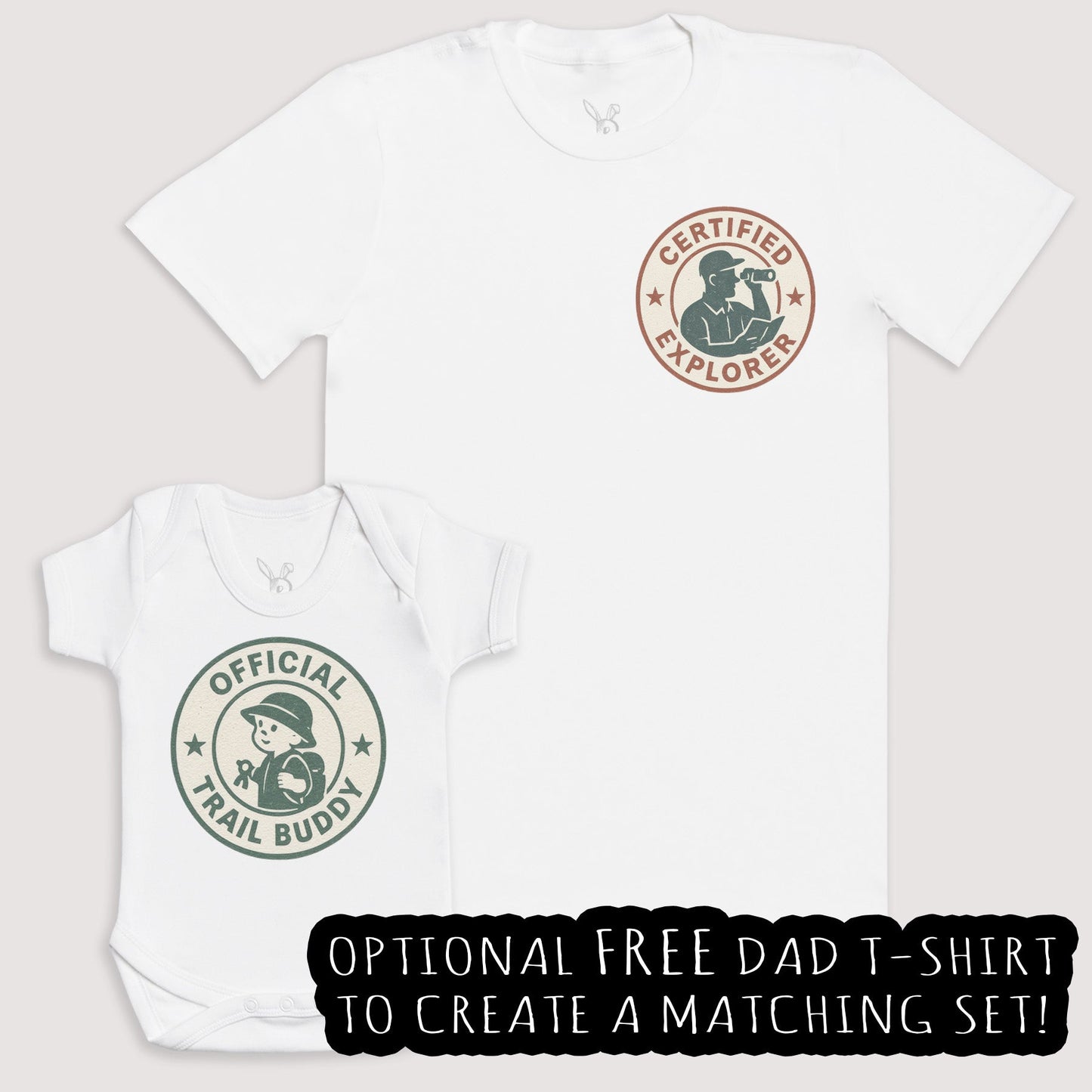 Official Trail Buddy - Baby Gift Set - Baby Matching Gift Set