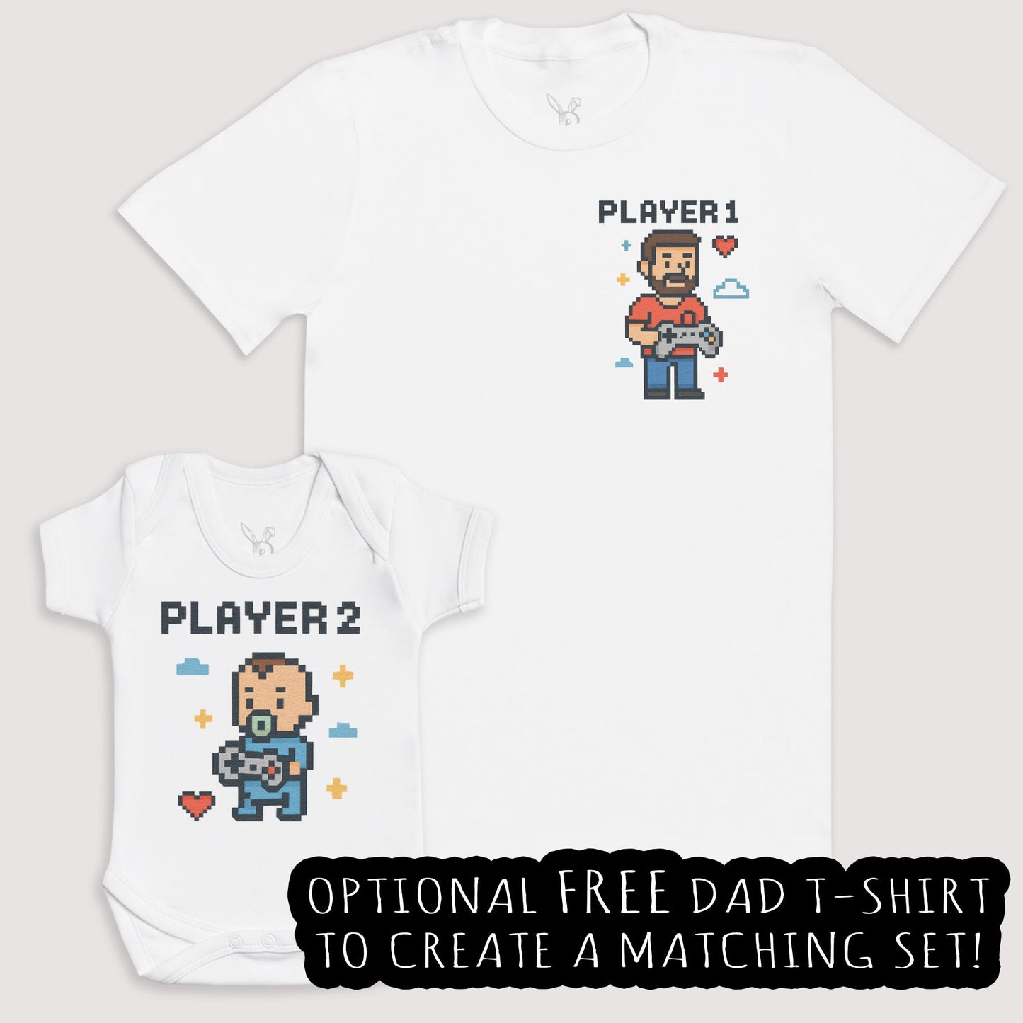Player 2 - Baby Gift Set - Baby Matching Gift Set