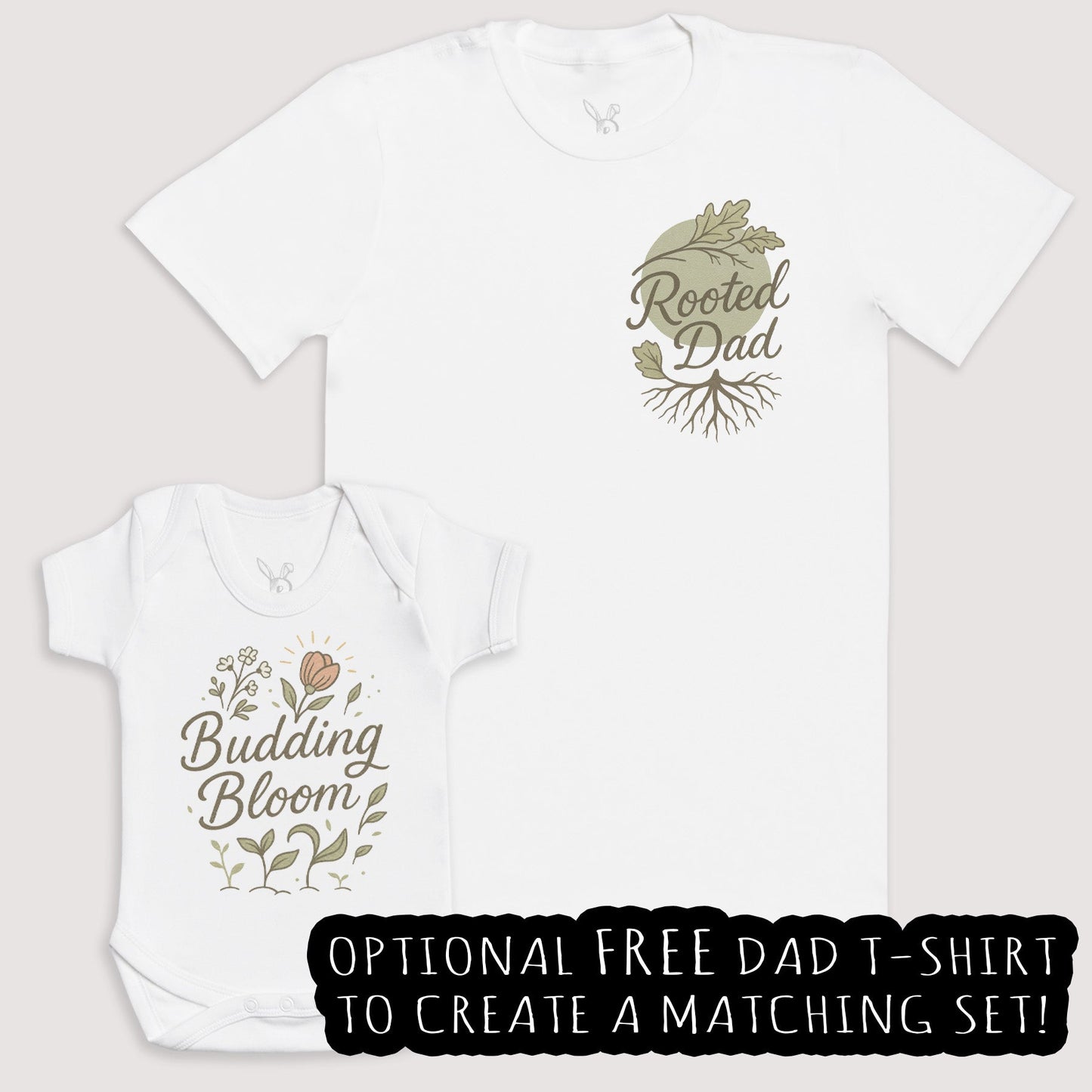 Budding Bloom - Baby Gift Set - Baby Matching Gift Set