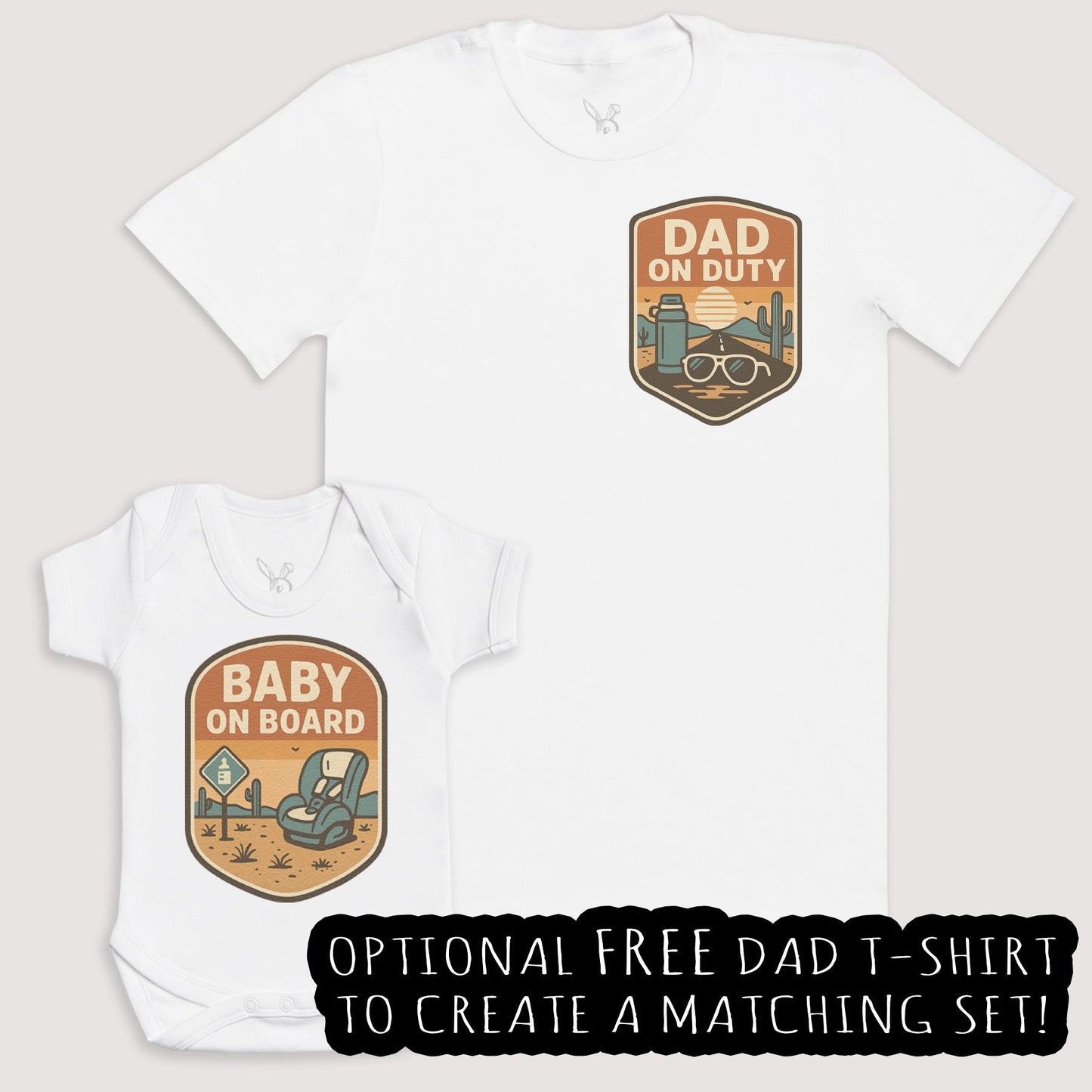 Baby On Board- Baby Gift Set - Baby Matching Gift Set