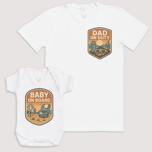 Baby On Board- Baby Gift Set - Baby Matching Gift Set