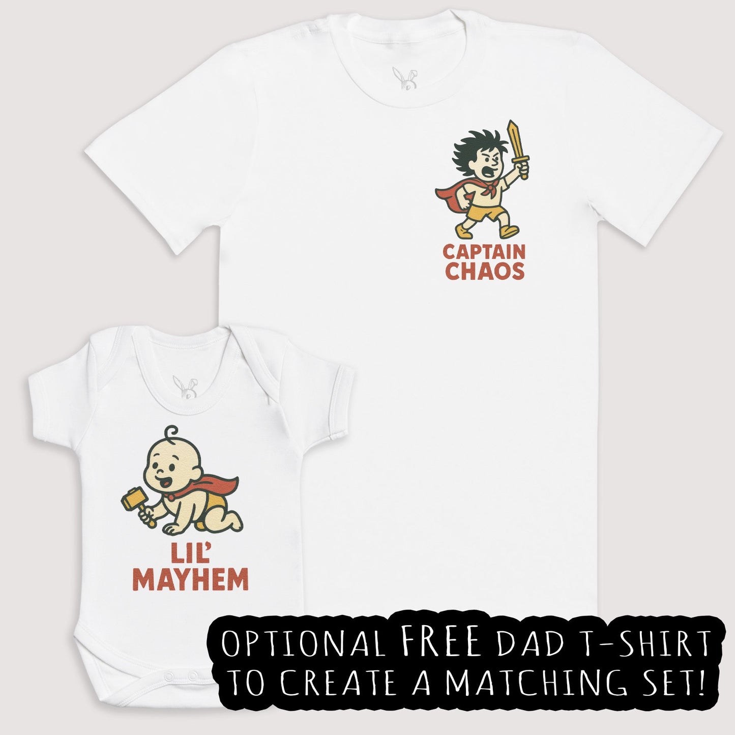 Lil Mayhem - Baby Gift Set - Baby Matching Gift Set