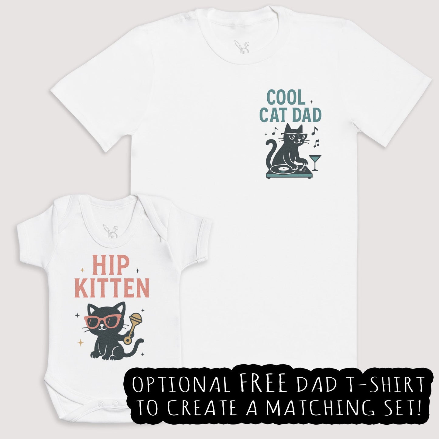 Hip Kitten - Baby Gift Set - Baby Matching Gift Set