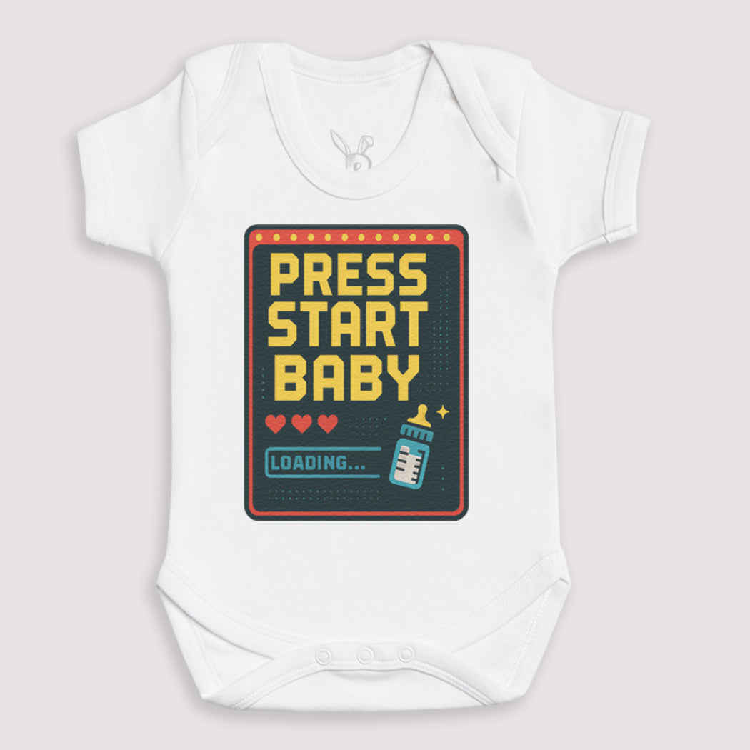 Press Start Baby - Baby Gift Set - Baby Matching Gift Set
