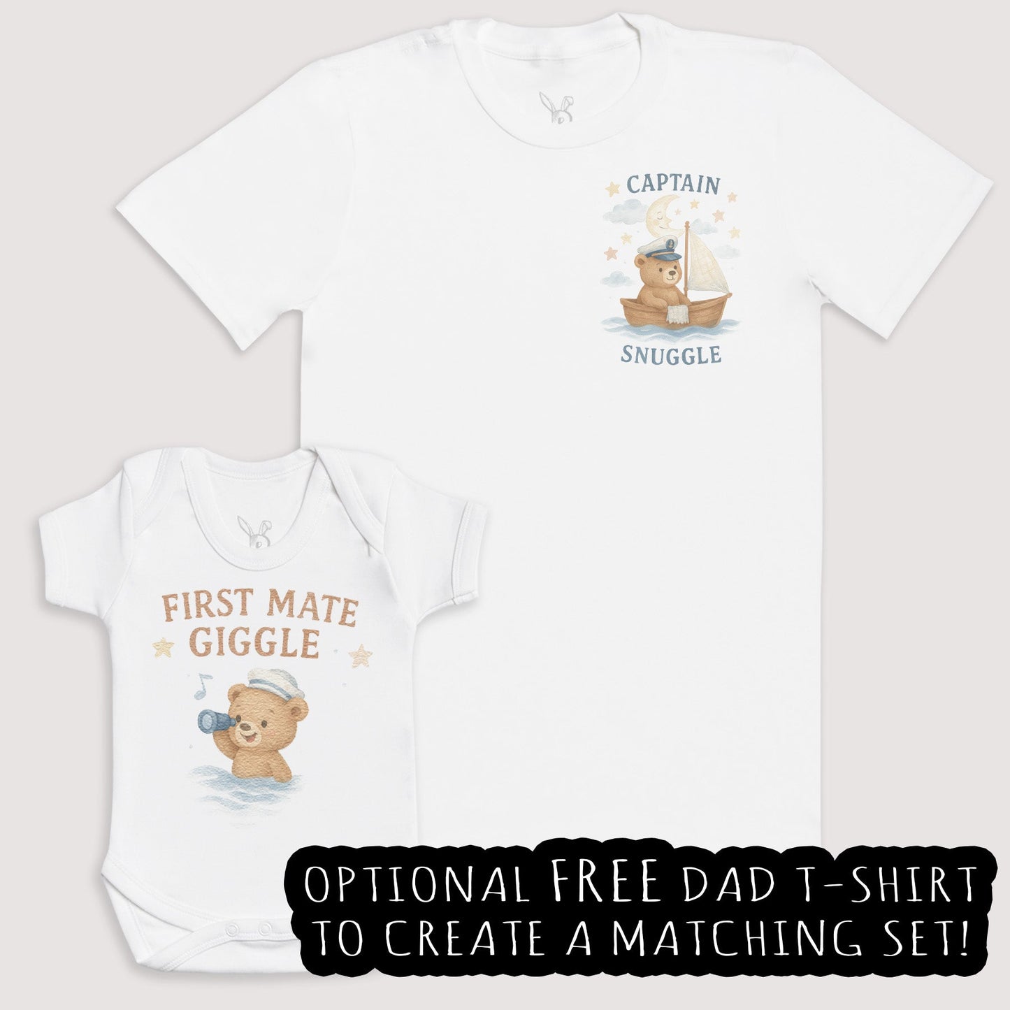 First Mate Giggle - Baby Gift Set - Baby Matching Gift Set