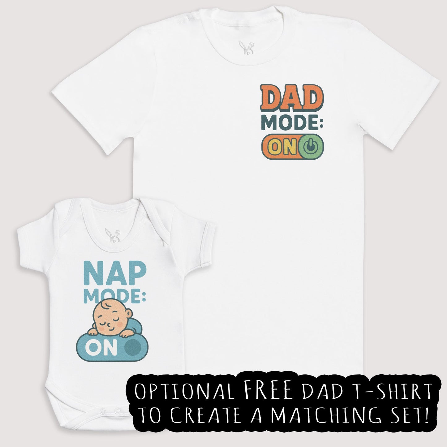 Nap Mode On - Baby Gift Set - Baby Matching Gift Set