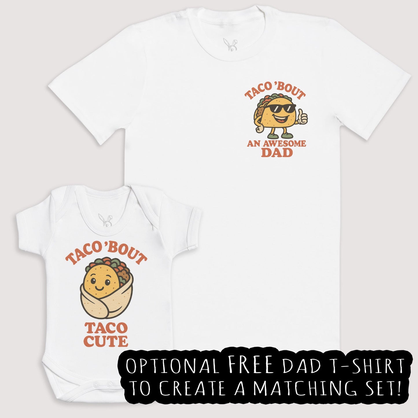 Taco Bout Taco Cute - Baby Gift Set - Baby Matching Gift Set