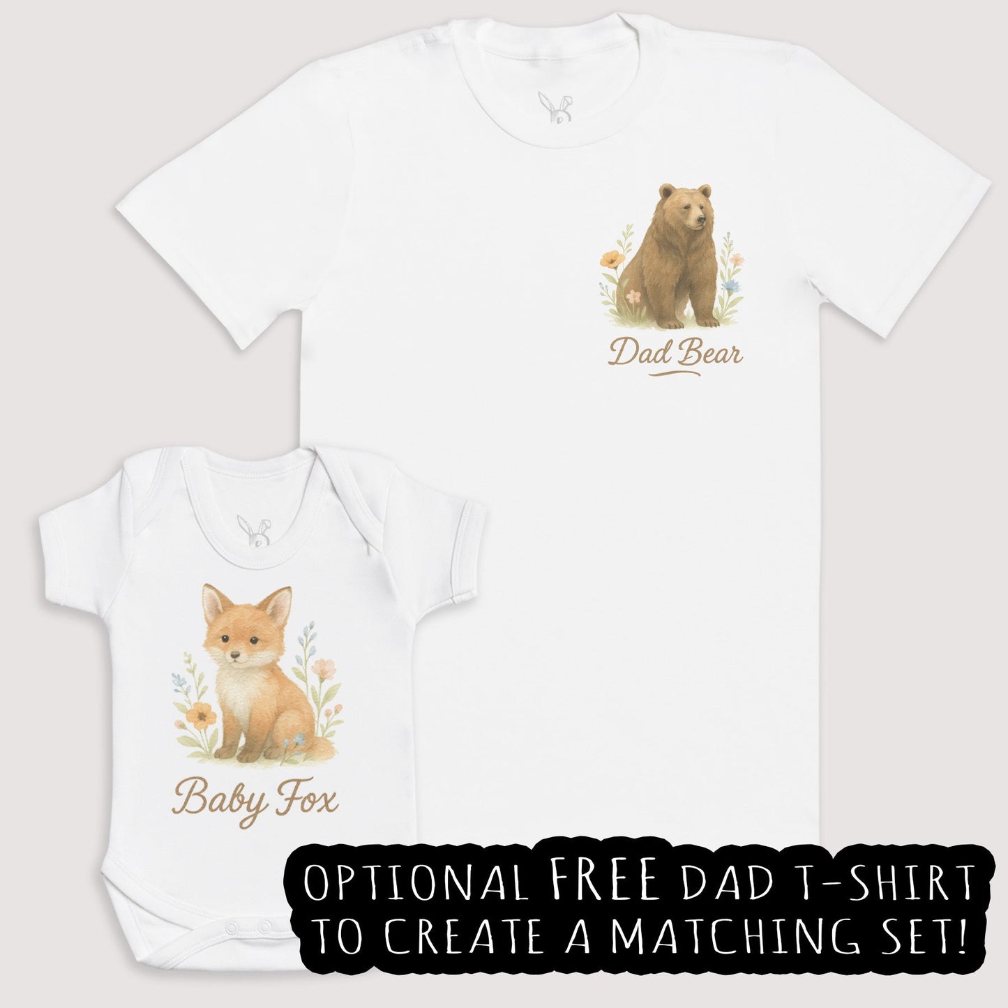 Baby Fox - Baby Gift Set - Baby Matching Gift Set