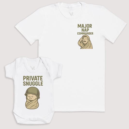 Private Snuggle - Baby Gift Set - Baby Matching Gift Set