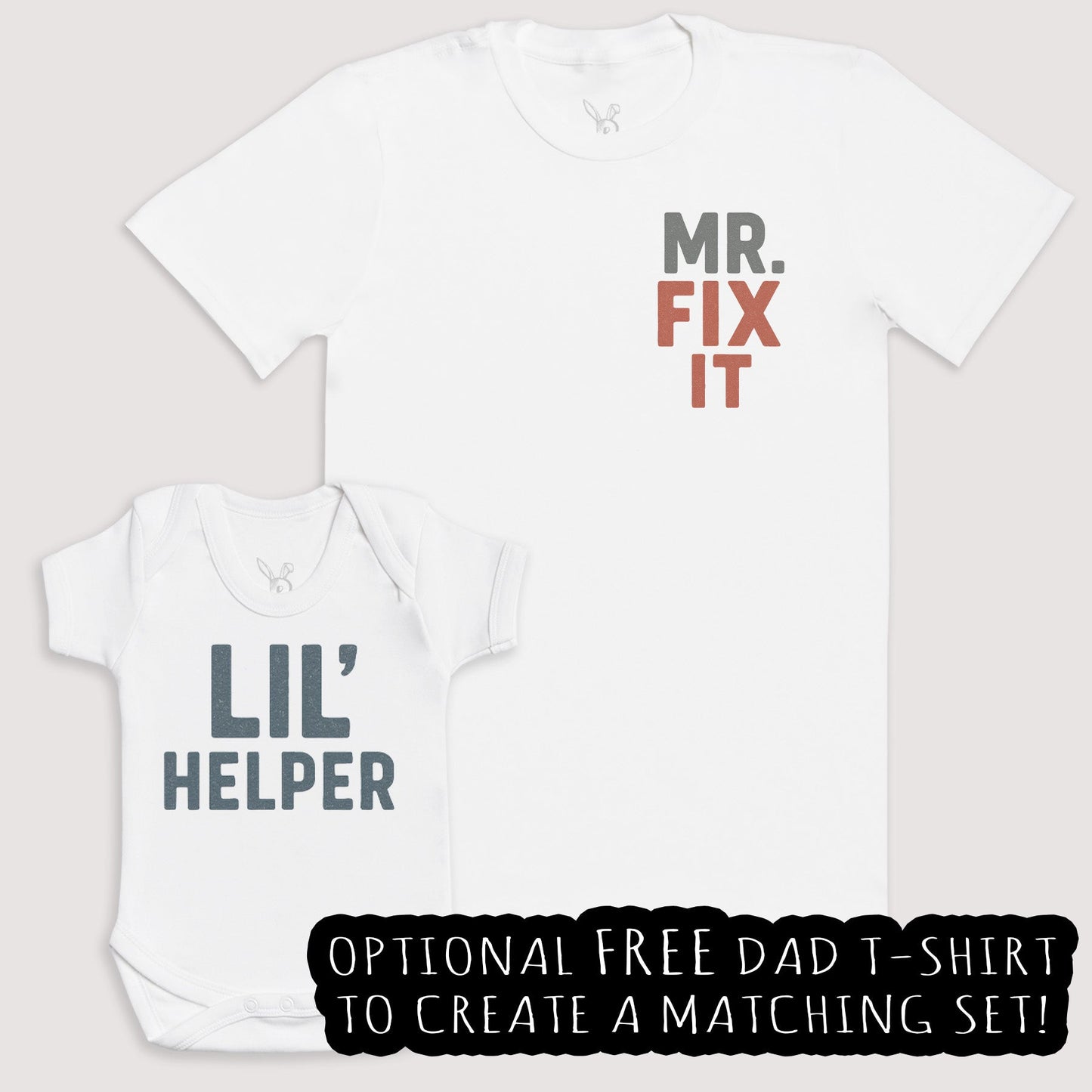 Lil Helper - Baby Gift Set - Baby Matching Gift Set