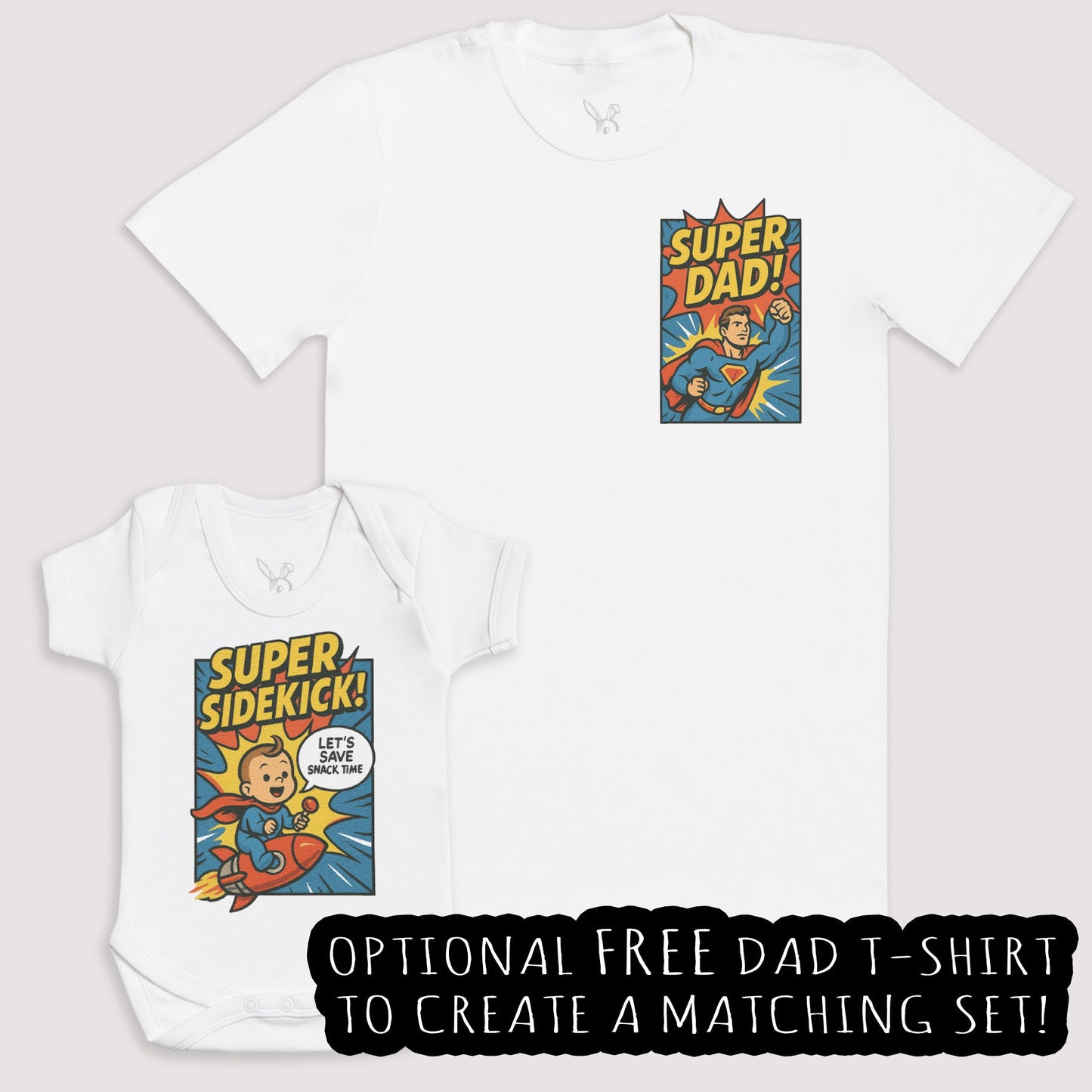 Super Sidekick - Baby Gift Set - Baby Matching Gift Set