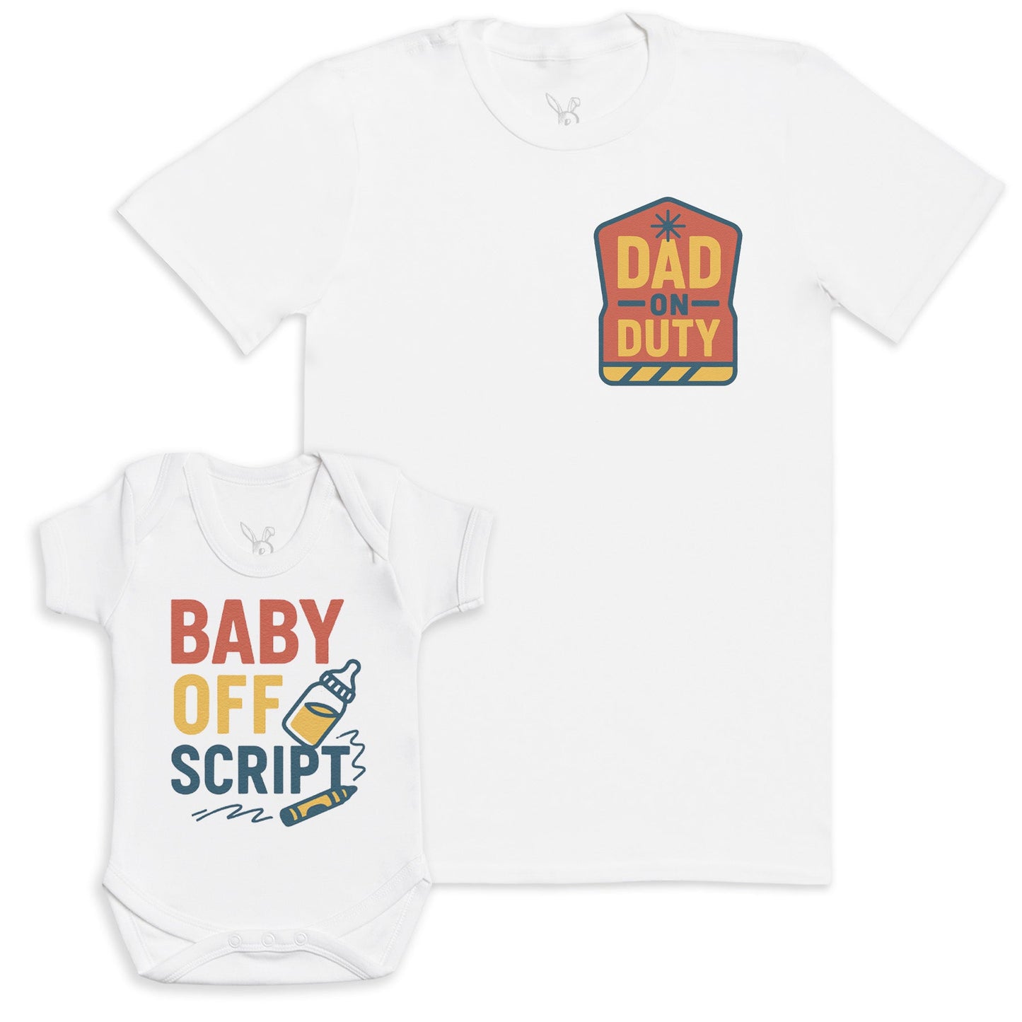 Baby Off Script - Baby Gift Set - Baby Matching Gift Set