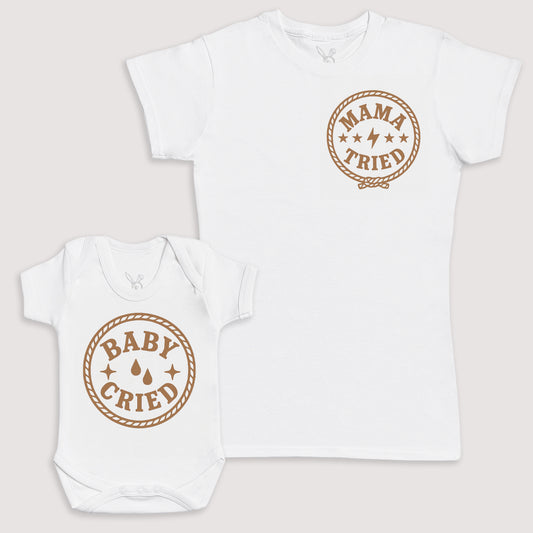 Baby Cried - Baby Gift Set - Baby Bodysuit Gift Set