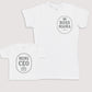 Mini CEO - Baby Gift Set - Baby Bodysuit Gift Set
