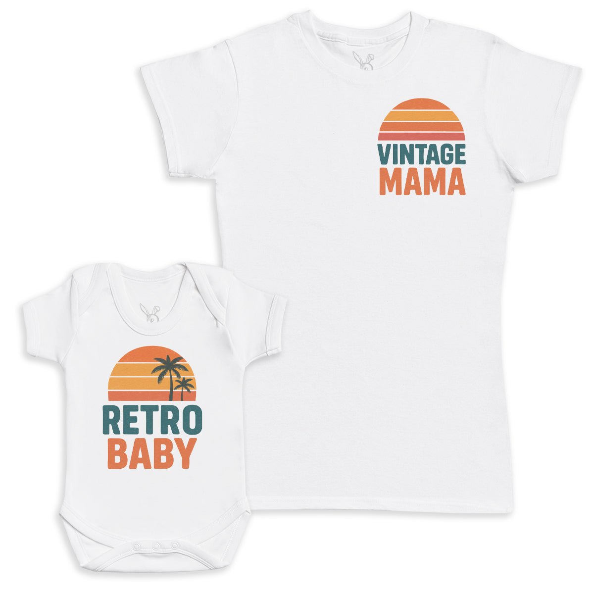 Retro Baby - Baby Gift Set - Baby Bodysuit Gift Set