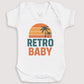 Retro Baby - Baby Gift Set - Baby Bodysuit Gift Set