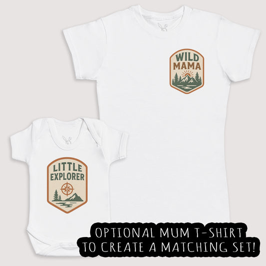 Little Explorer - Baby Gift Set - Baby Bodysuit Gift Set