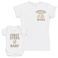 First Steps Baby - Baby Gift Set - Baby Bodysuit Gift Set